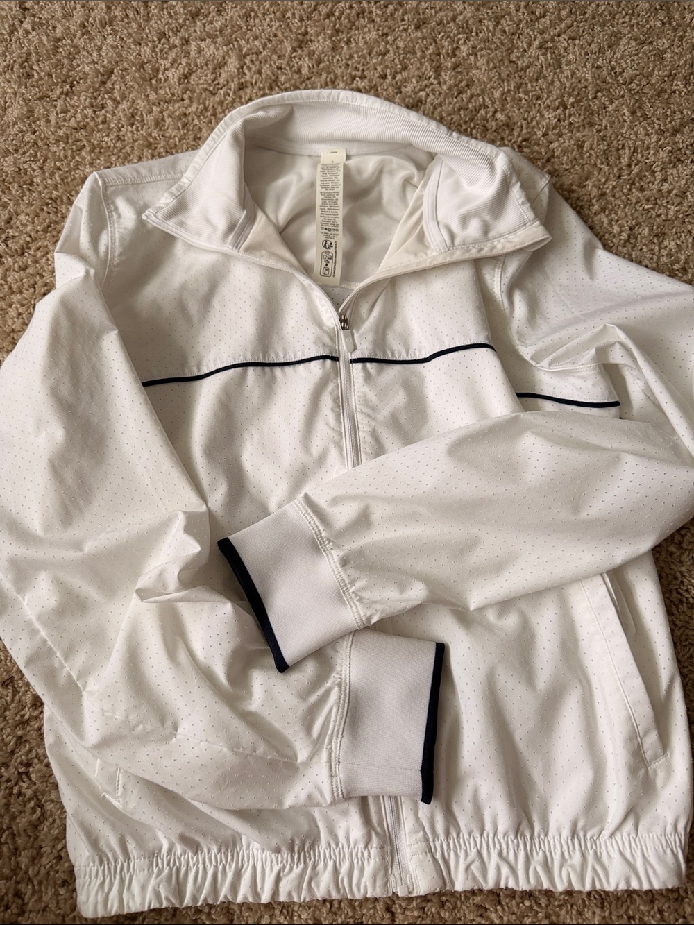 Lululemon Court Rival Track Jacket Perforated